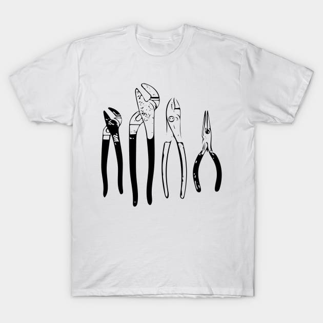 Hand tools - Pliers T-Shirt by liiwii